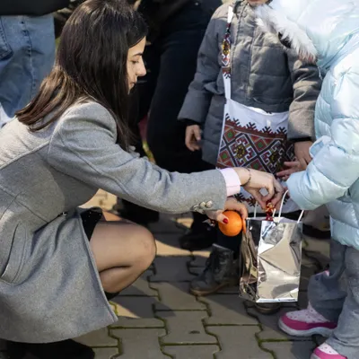 Copii la grădinița Model din Târgoviște