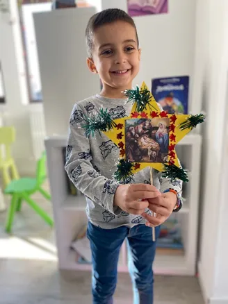 Confecționare stele pentru colindat - Grupa mare - 7